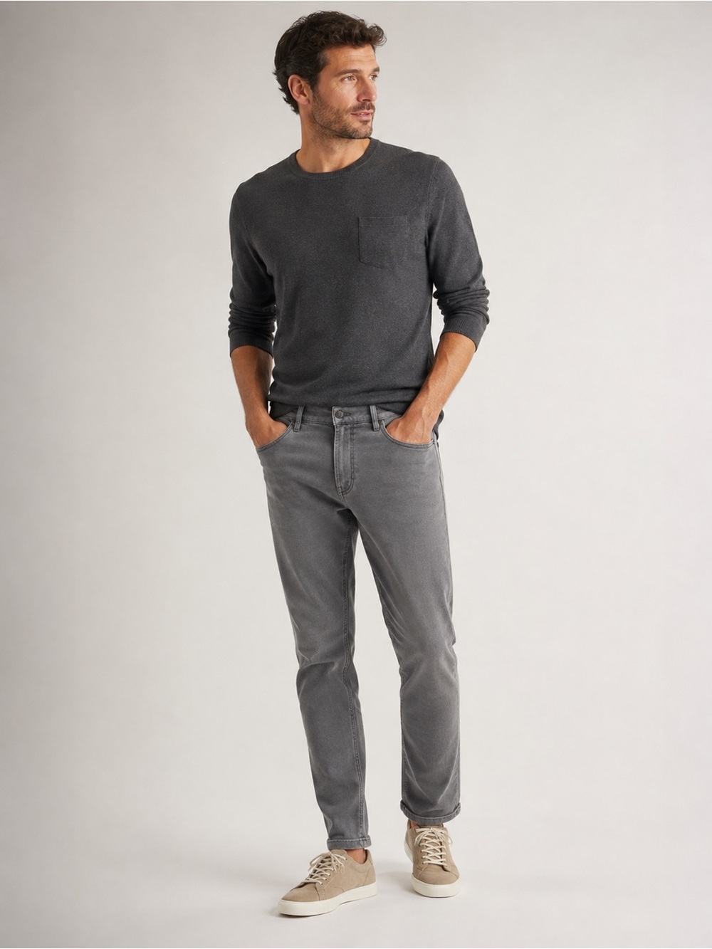 Faherty Stretch Terry Pants Gray Size 32x32